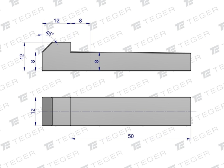 T-KL-12X8X50