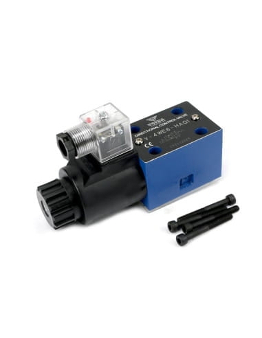 Rozdzielacz (elektrozawór CETOP 3 NG6) 2-pozycyjny 50L suwak "HA" (cewka x1) 230V VOIMA