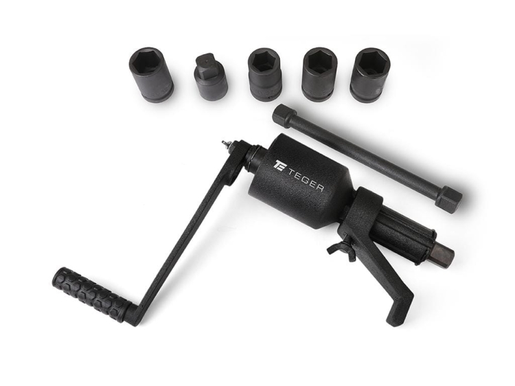 Klucz do kół z przekładnią planetarną Heavy Duty 1" (27/30/32/33mm) (8 el.) Teger