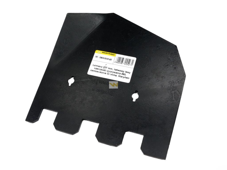 Lemiesz 257 mm listwowy lewy szerokość wyorywania 580 Grimme Waryński 2