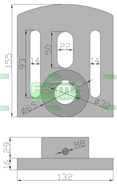 Tarcza korby 220804007 Rozrzutnik 2