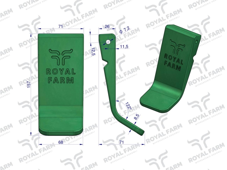 Język poidła RF-20908105 ROYAL FARM 2