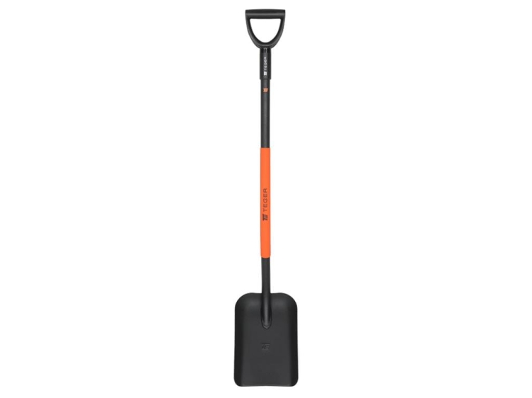 Łopata uniwersalna na metalowym trzonku - szufla (235/320/1250mm) Teger