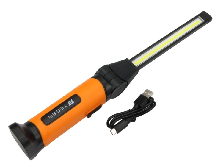Lampa warsztatowa LED COB łamana z przegubem 1120lm 4000 mAh Teger