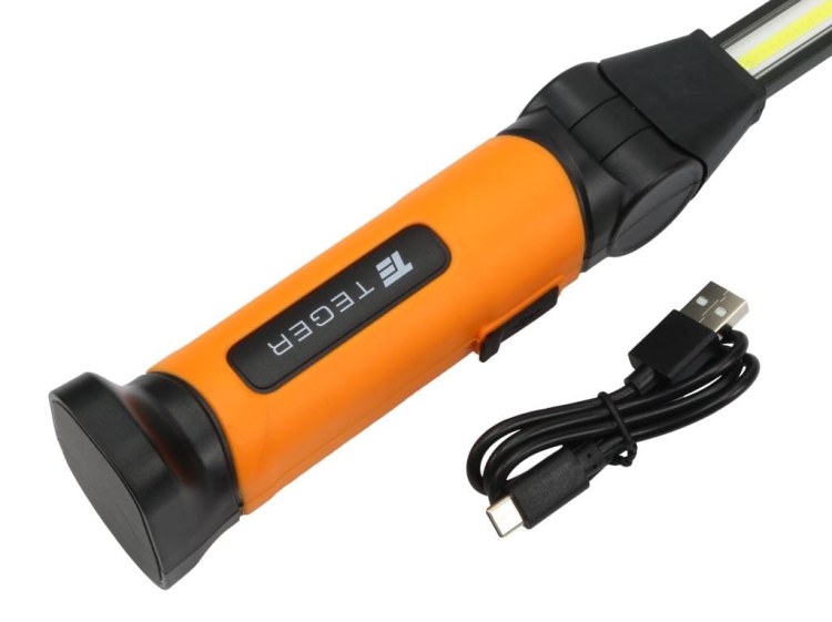 Lampa warsztatowa LED COB łamana z przegubem 1120lm 4000 mAh Teger 2