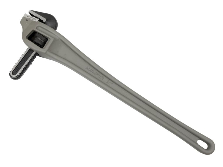 Klucz do rur typ amerykański 24" kątowy uchwyt aluminium wzmocniony Waryński