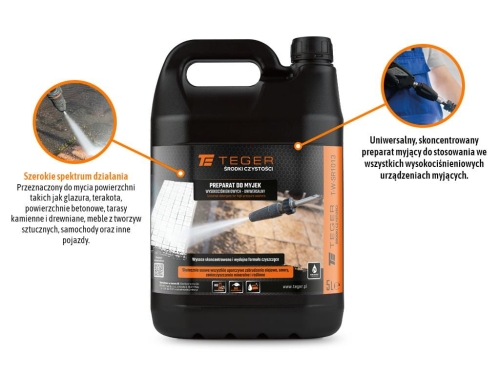 Preparat do myjek wysokociśnieniowych - uniwersalny 5l TEGER 2