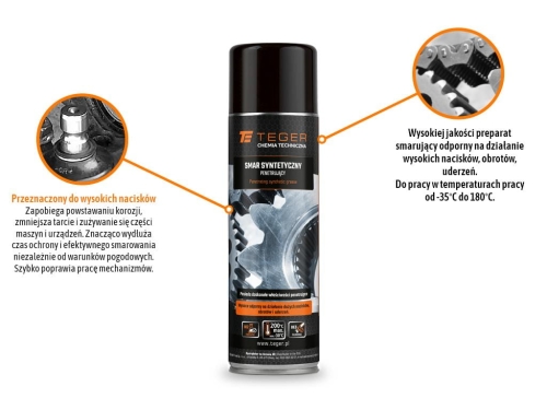 Smar syntetyczny penetrujący 500ml TEGER 2