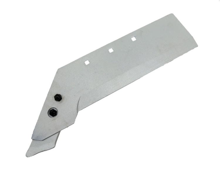 Lemiesz z dłutem prawy zastosowanie PO387 Ibis Unia Pług stal borowa WARYŃSKI 2