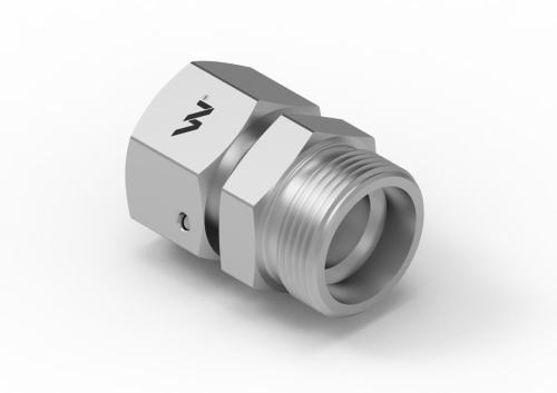 Złączka hydrauliczna metryczna AB (XKOR) A-M14x1.5 08L / B-M14x1.5 08L Waryński