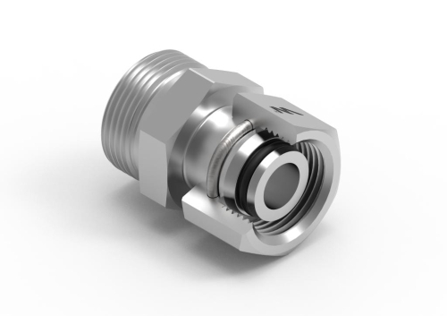 Złączka hydrauliczna metryczna AB (XKOR) A-M14x1.5 08L / B-M14x1.5 08L Waryński 2