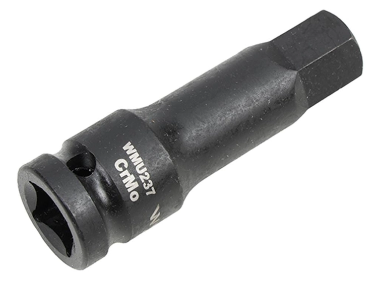 Nasadka udarowa 1/2" imbusowa 17mm hex H17 ze stali CrMo Waryński 2