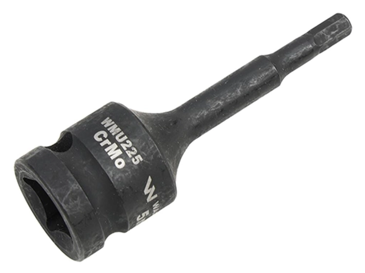 Nasadka udarowa 1/2" imbusowa 5mm hex H5 ze stali CrMo Waryński 2