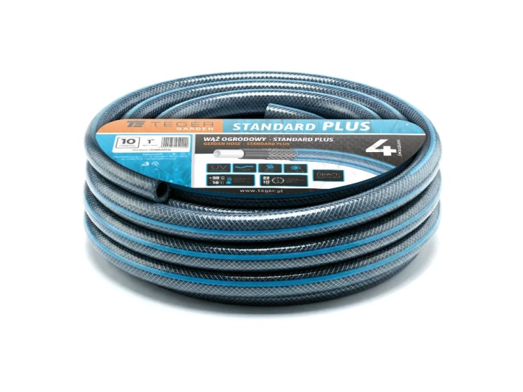 Wąż ogrodowy FI 1" 10m "STANDARD PLUS" Teger