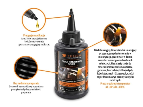 Towot maszynowy w tubce 70 ml Teger  2