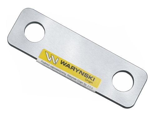 Płytka dwuotworowa Jarzma M8 45 Waryński