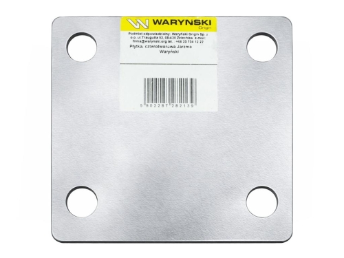 Płytka czterootworowa Jarzma M10 80 Waryński