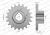Koło łańcuchowe stalowe hartowane Z-20 5/8 fi-30 5040210082 Bizon Waryński 3