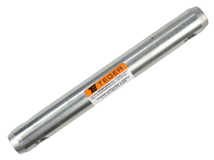 Sworzeń uniwersalny 2-otwory fi 12 25x166x210 TEGER
