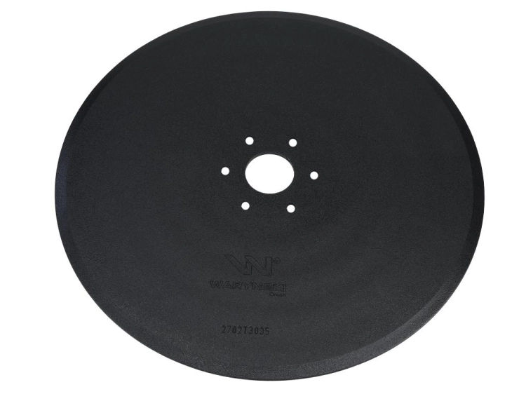 Krój talerzowy prosty 350mm mocowanie 6 / 73mm grubość 4mm zastosowanie Horsch 00310914 Waryński