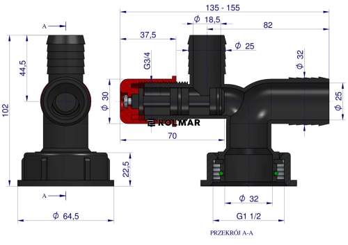 Zawór spustowy q-32 Opryskiwacz 2