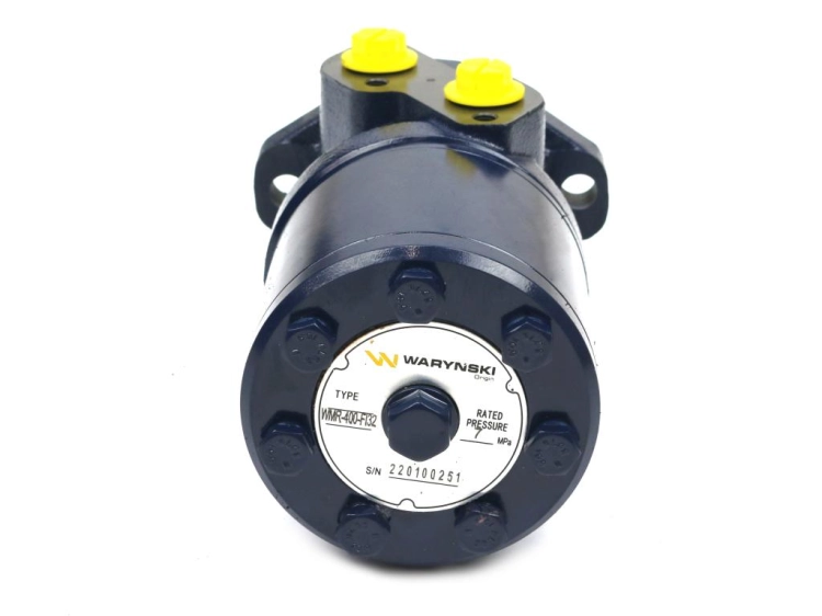 Silnik hydrauliczny orbitalny WMR 400 cm3/obr z wałkiem fi 32mm (70 bar / max.110 bar) Waryński 2