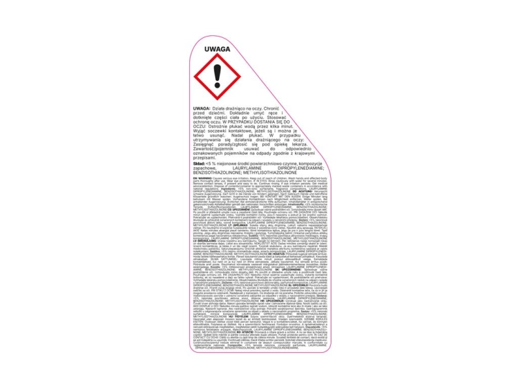 Płyn do mycia szyb samochodowych i lusterek - PROFESSIONAL 750ml - atomizer Teger 3