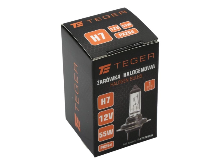Żarówka H7 12V 55W PX26d TEGER 3
