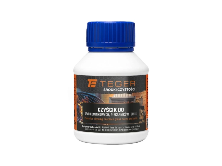 Czyścik do szyb kominkowych piekarników i grilli 250 ml Teger