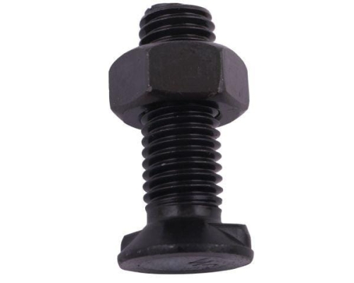 Śruba kpl. płużna dwunoskowa M16x50 mm kl.10.9 Waryński 2