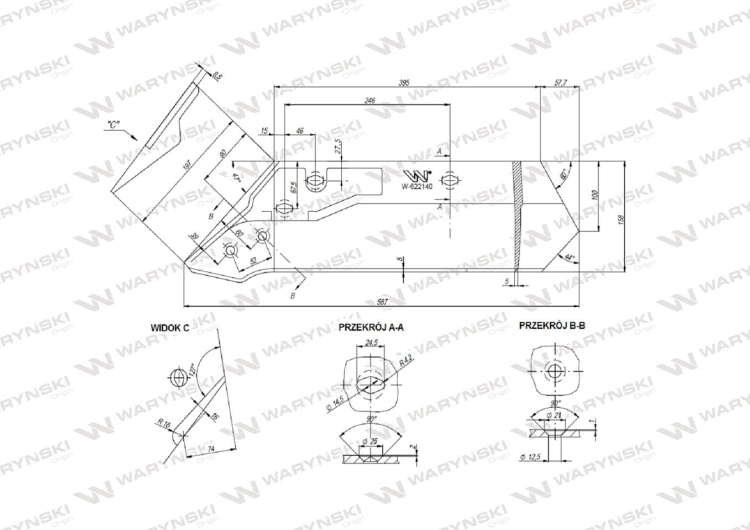 Eurolemiesz prawy 14" 622140 zastosowanie Kuhn Losange Waryński  3