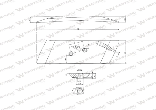 Dłuto prawe nakładka lemiesza obracalna prawa proste 622180 zastosowanie Kuhn Waryński 2