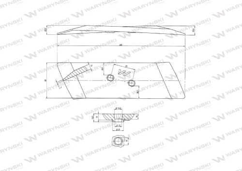 Dłuto lewe nakładka lemiesza obracalna lewa proste 622181 zastosowanie Kuhn Waryński 2