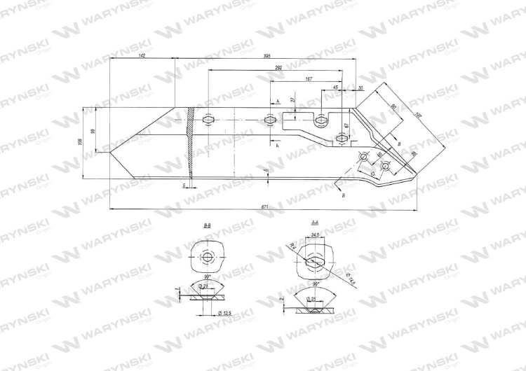 Eurolemiesz lewy 16" 622213 Kuhn Helicoidal Waryński 2