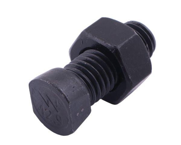 Śruba kpl. płużna oval z dwóch stron ścięta M12x40 mm kl.12.9 zastosowanie Kverneland Waryński M12X40OV2KV