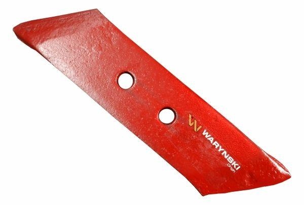 Dłuto nakładka lemiesza obracalna prawa zastosowanie Vogel&Noot PK801101 Pług stal borowa WARYŃSKI