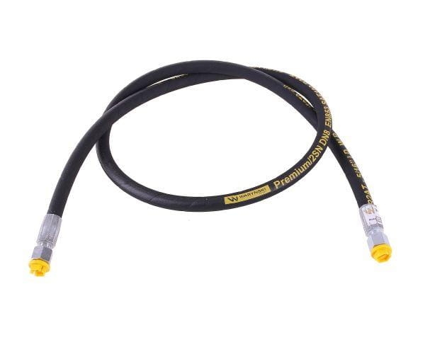 Przewód hydrauliczny 350 bar gwint M16x1.5 proste L-1500mm DN08-2SN (AA-08-1500; P11P11) 35.0MPa Waryński