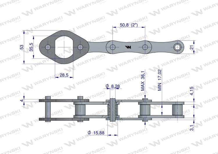 Zestaw naprawczy 216B-3Ps+ ogniwo duże zastosowanie Prasa Rolująca Krone Waryński 2