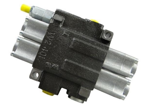 Rozdzielacz hydrauliczny 2-sekcyjny max przepływ 40L Waryński 2