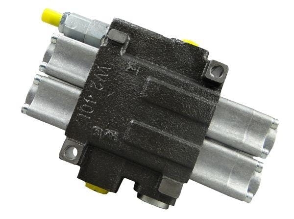 Rozdzielacz hydrauliczny 2-sekcyjny max przepływ 40L Waryński 2