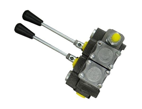 Rozdzielacz hydrauliczny 2-sekcyjny max przepływ 40L Waryński 3