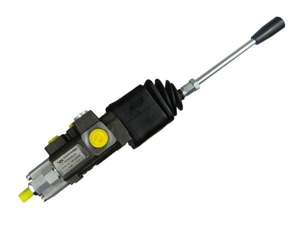 Rozdzielacz hydrauliczny 2-sekcyjny max przepływ 40L z joystickiem Waryński 4