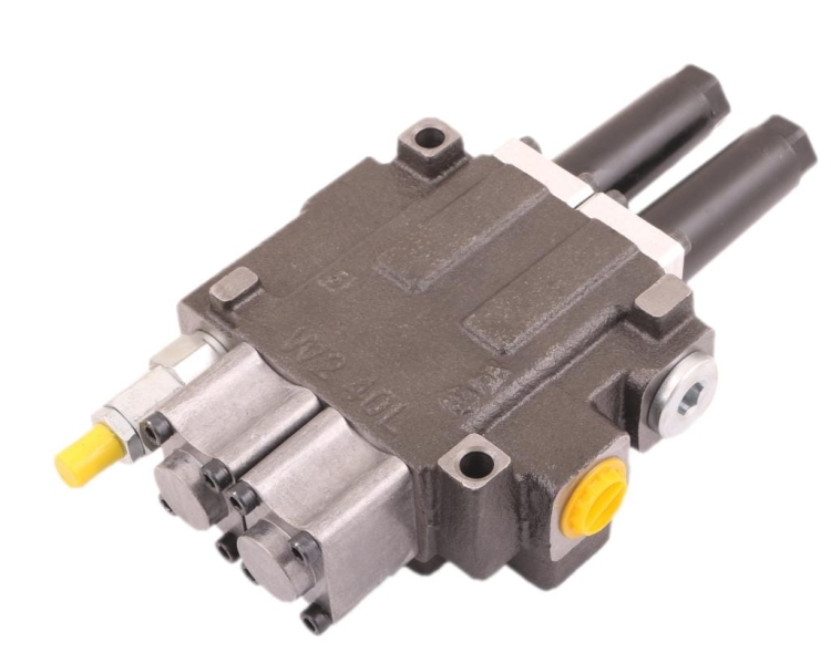 W-ROZ40L/2LRozdzielacz hydrauliczny dwusekcyjny (2) 40L sterowany joystickiem Waryński 8