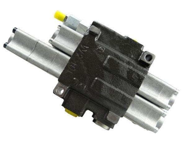 Rozdzielacz hydrauliczny 2-sekcyjny max przepływ 40L 1-sekcja pływająca Waryński  3