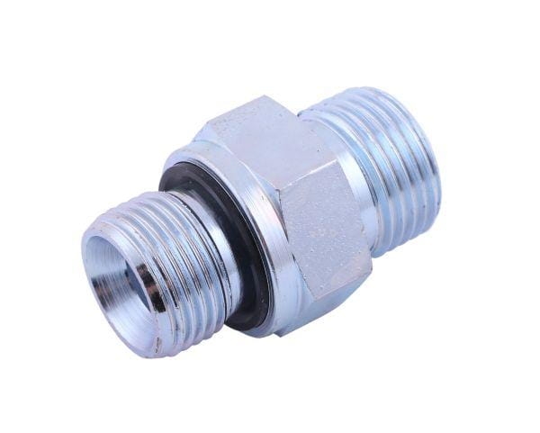 Złącze hydrauliczne proste BB (przyłączka) M18x1.5 (12L) x 3/8" BSP z uszczelnieniem XGE12LR-3/8"ED (G3/8X18) Waryński