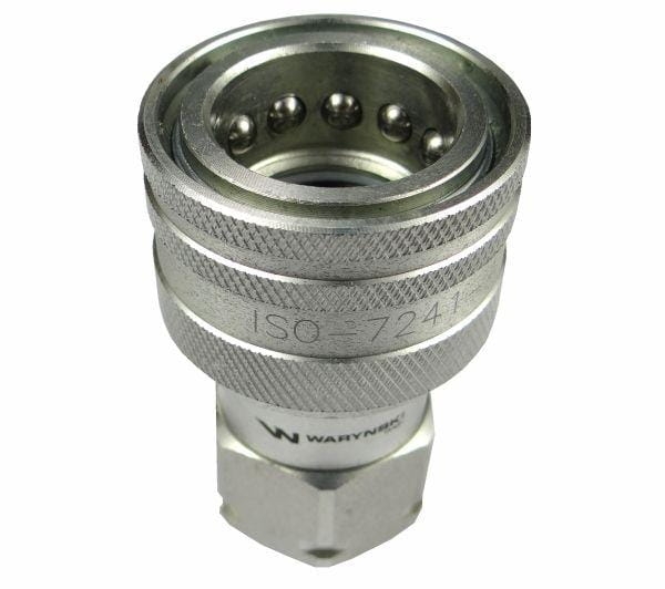 Szybkozłącze hydrauliczne gniazdo M14x1.5 gwint zewnętrzny EURO (9100814G) (ISO 7241-A) Waryński