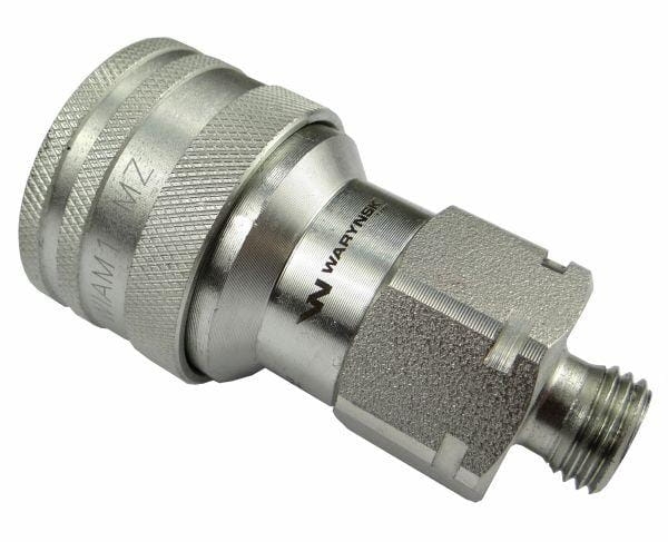Szybkozłącze hydrauliczne gniazdo M14x1.5 gwint zewnętrzny EURO (9100814G) (ISO 7241-A) Waryński 2