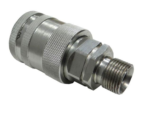 Szybkozłącze hydrauliczne gniazdo M20x1.5 gwint zewnętrzny EURO PUSH-PULL (9100822G) (ISO 7241-A) Waryński