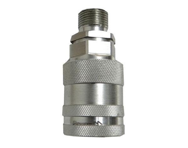 Szybkozłącze hydrauliczne gniazdo M20x1.5 gwint zewnętrzny EURO PUSH-PULL (9100822G) (ISO 7241-A) Waryński 3
