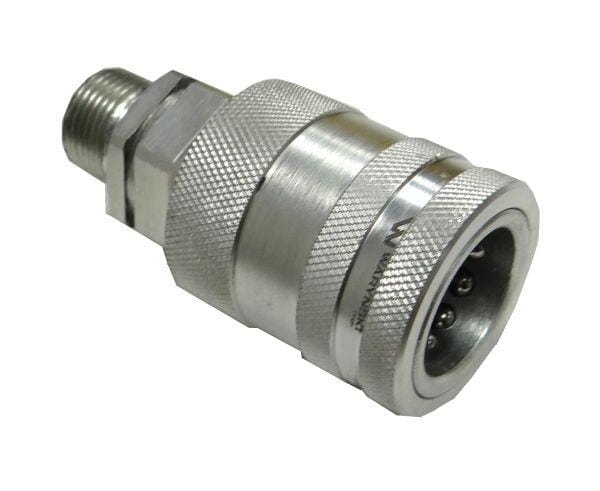 Szybkozłącze hydrauliczne gniazdo M20x1.5 gwint zewnętrzny EURO PUSH-PULL (9100822G) (ISO 7241-A) Waryński 4
